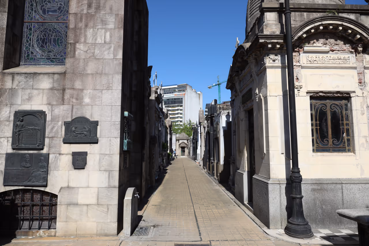 La recoleta cemetery in Buenos aires