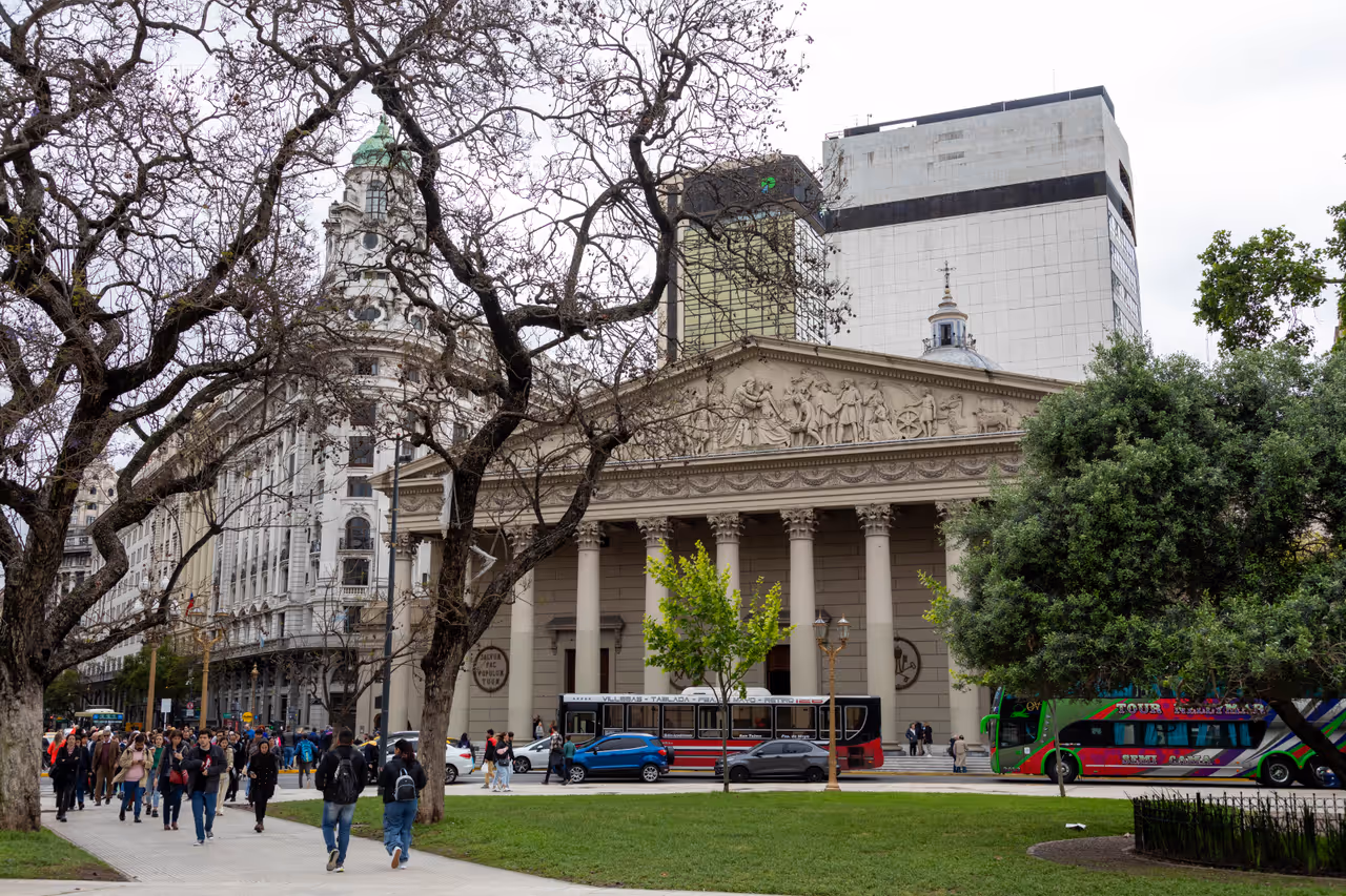 Metropolitan cathedral of in Buenos aires
