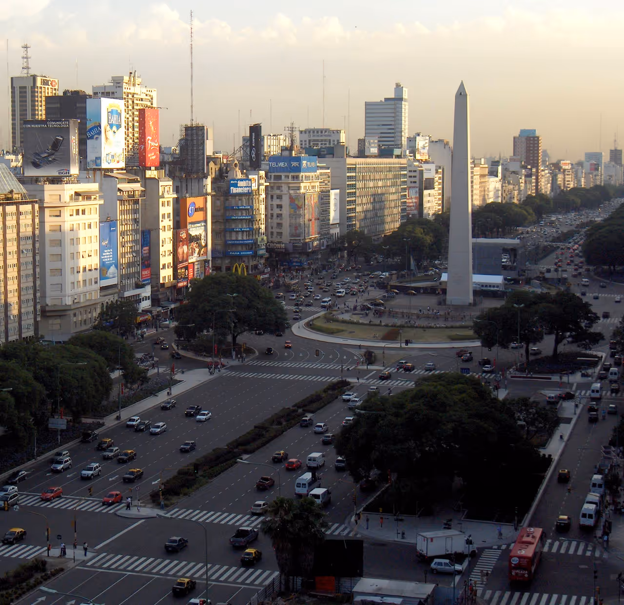 Obelisk of in Buenos aires