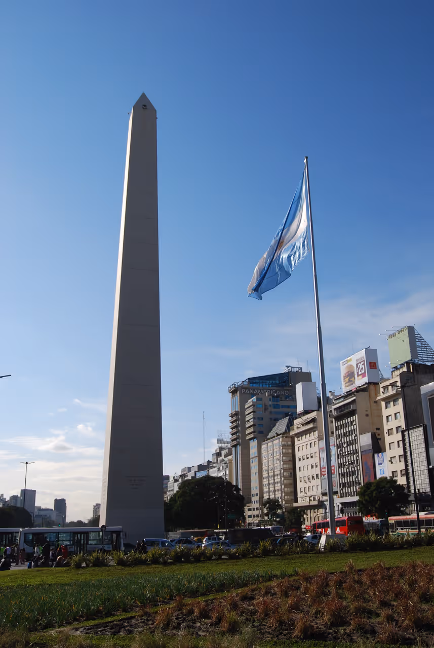 Obelisk of in Buenos aires