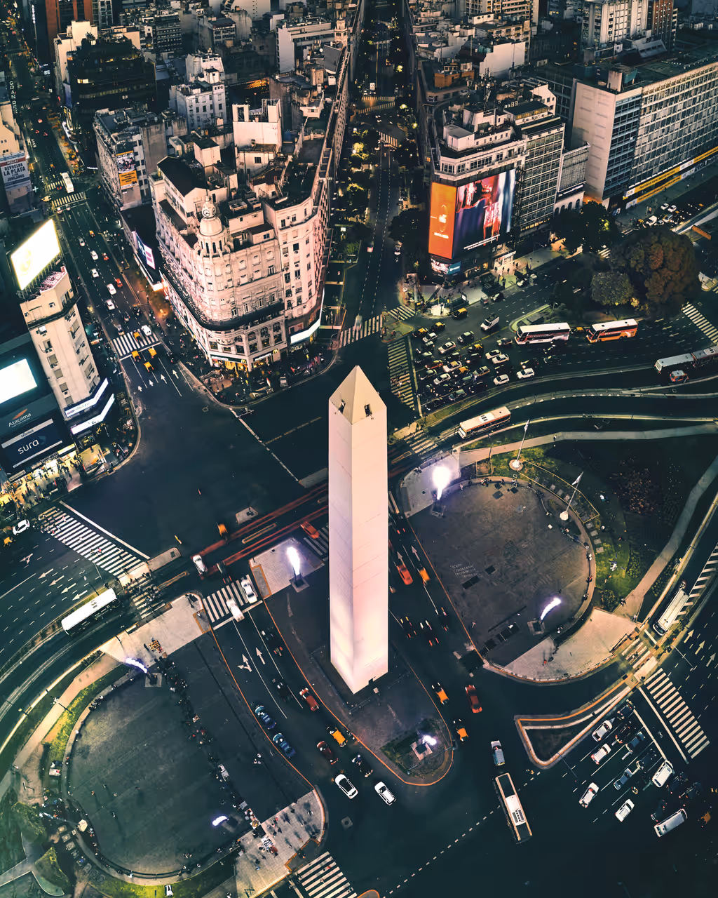 Obelisk of in Buenos aires