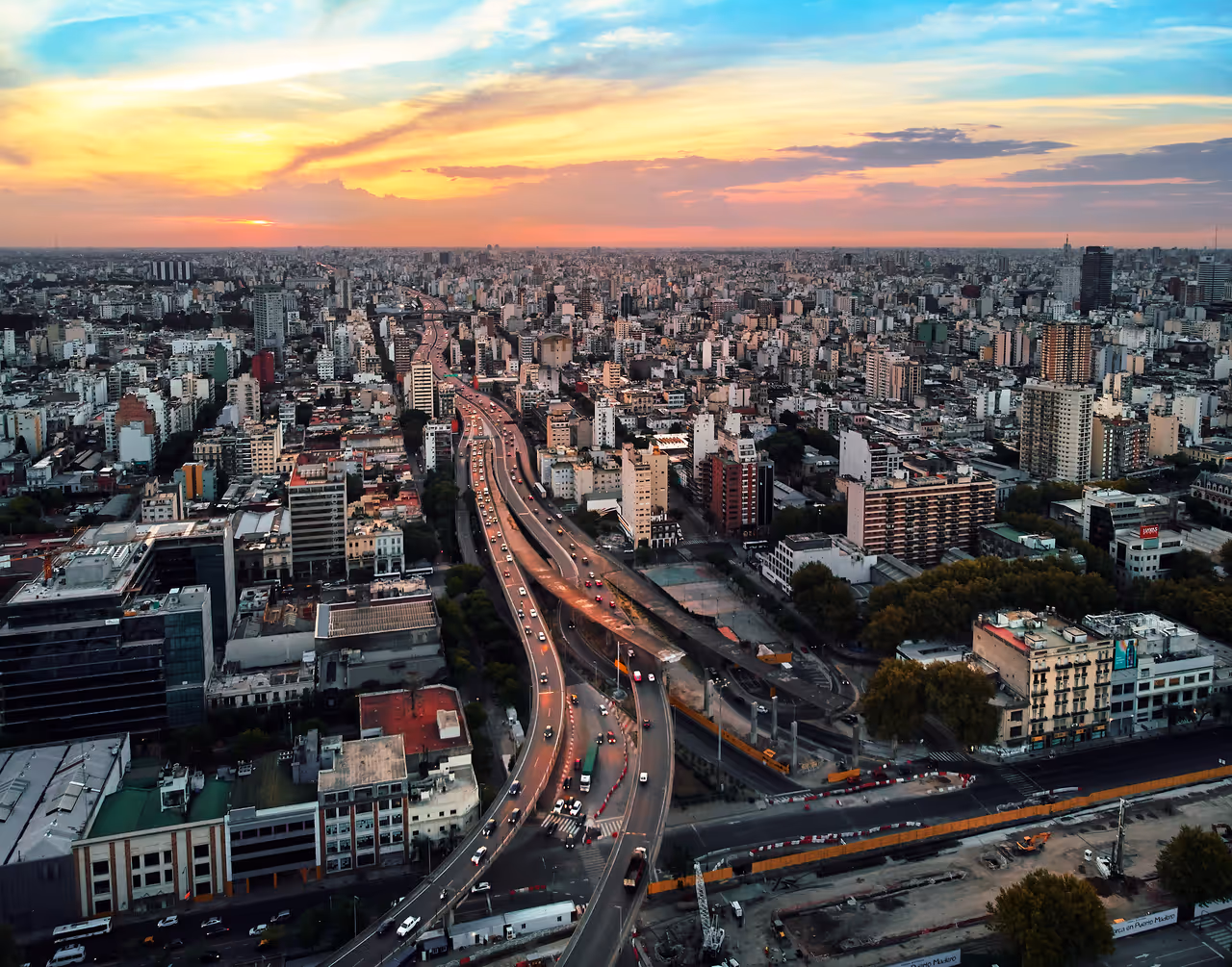 Aerial photographs of buenos aires