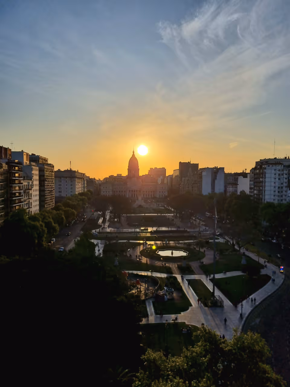 Sunsets of buenos aires