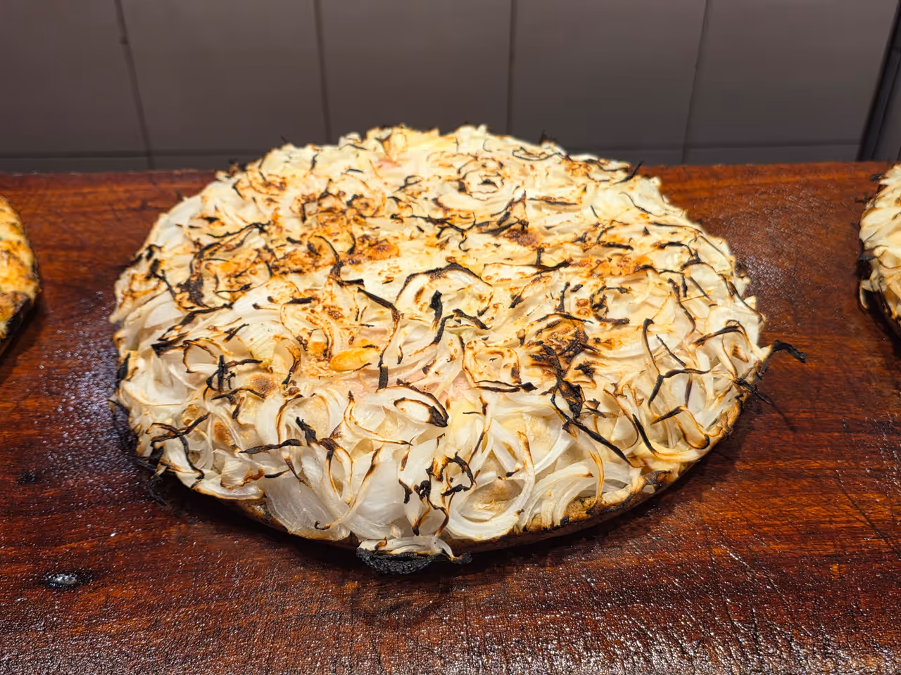 Stuffed onion pizza food in Buenos aires