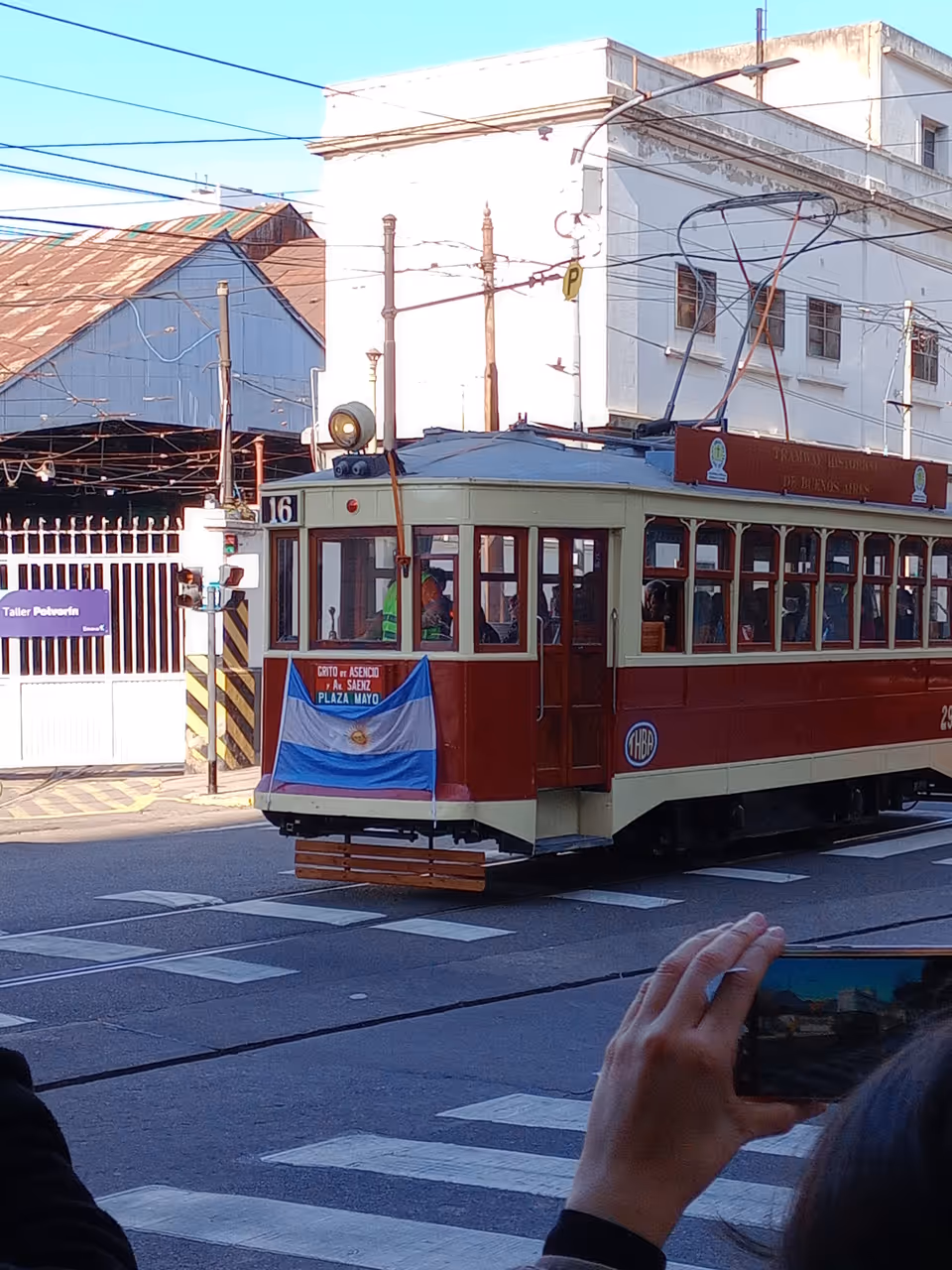 Historic tramway in Buenos aires