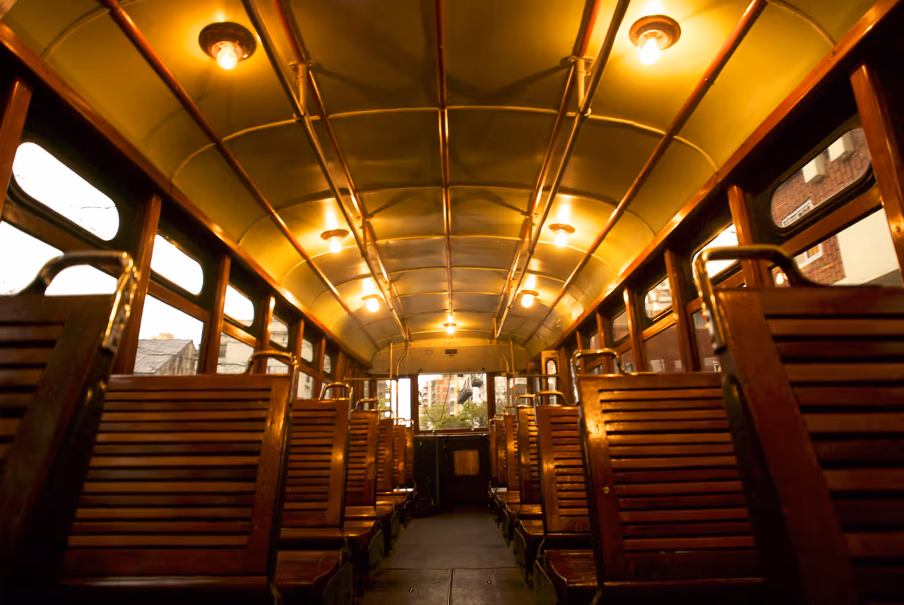 Historic tramway in Buenos aires