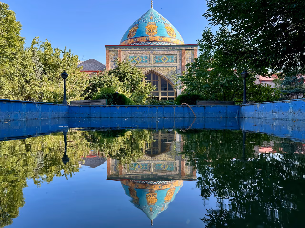 Blue mosque in Yerevan