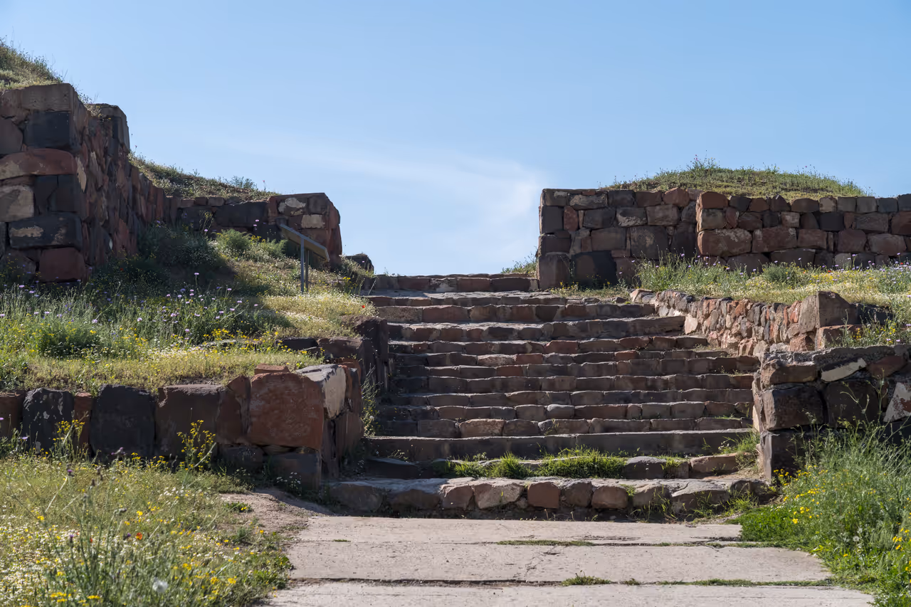 Erebuni Fortress stairs