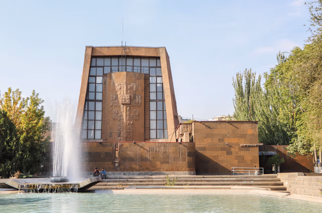 The green belt circuit cycling in Yerevan