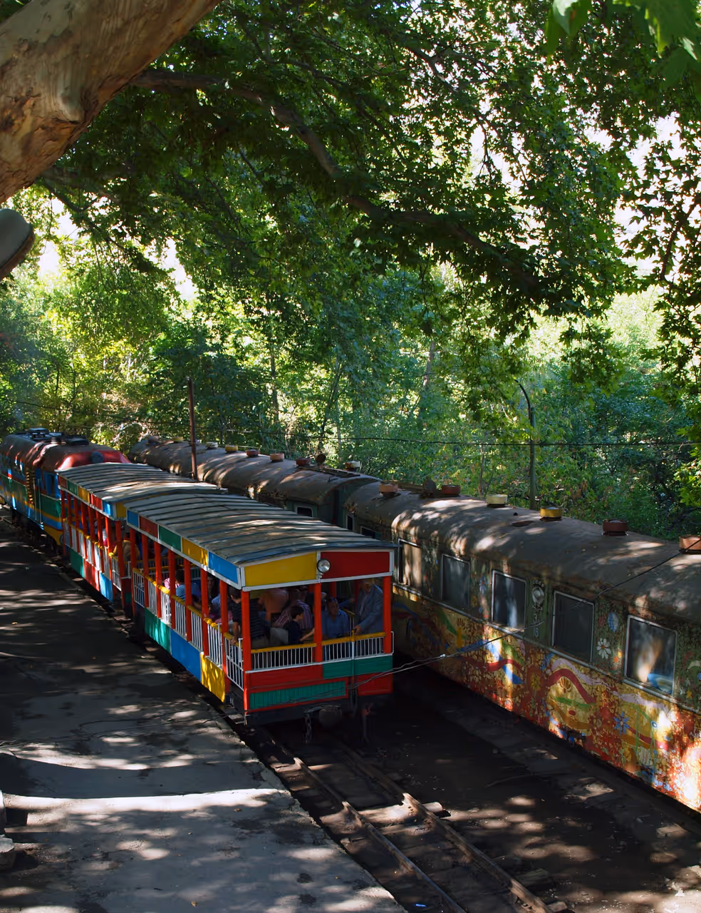 The children's railway in Yerevan