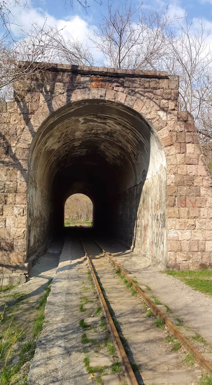 The children's railway in Yerevan