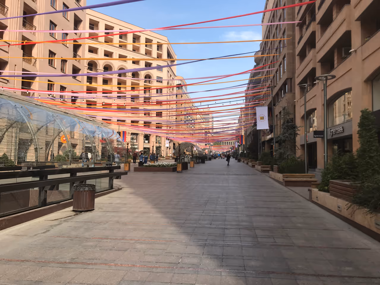 Northern avenue in Yerevan