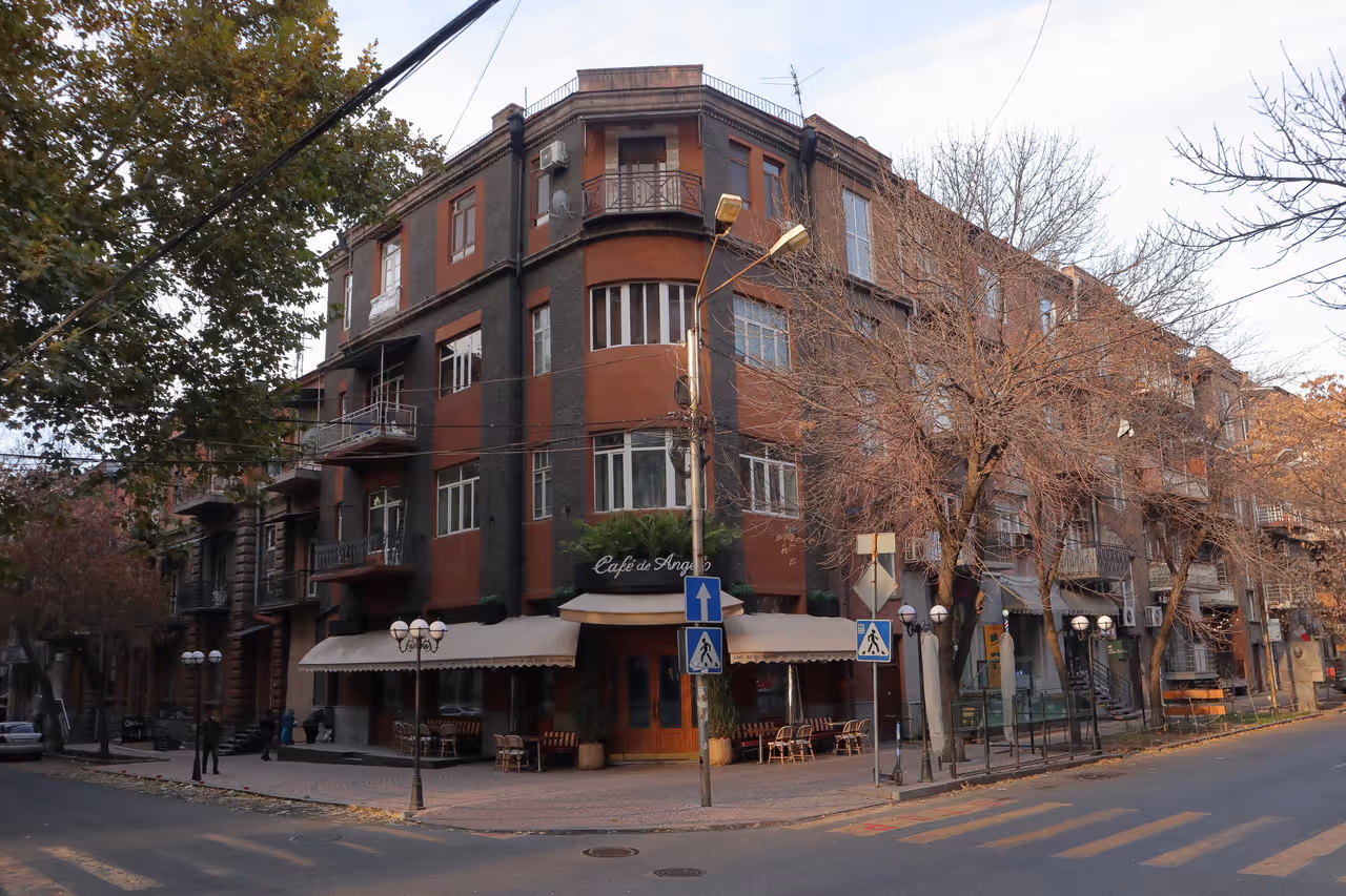 Pushkin street nightlife spot in Yerevan