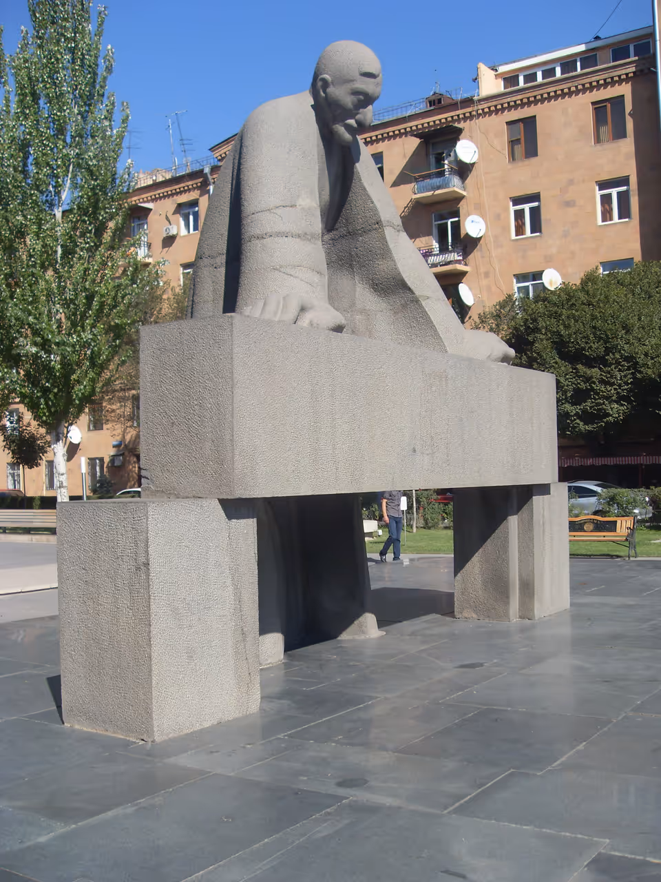 The cascade district nightlife spot in Yerevan