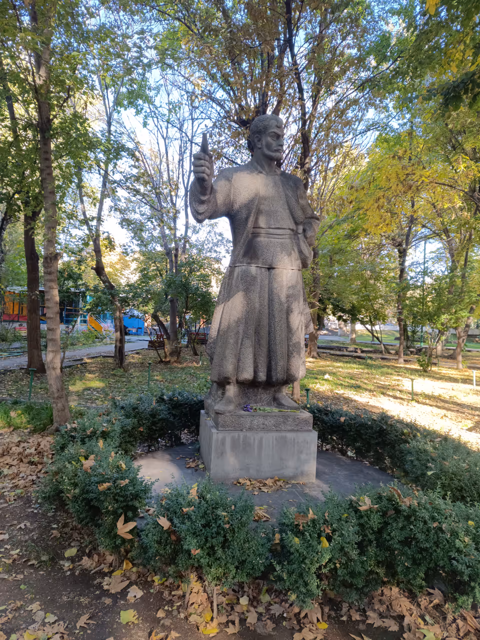 English park in Yerevan