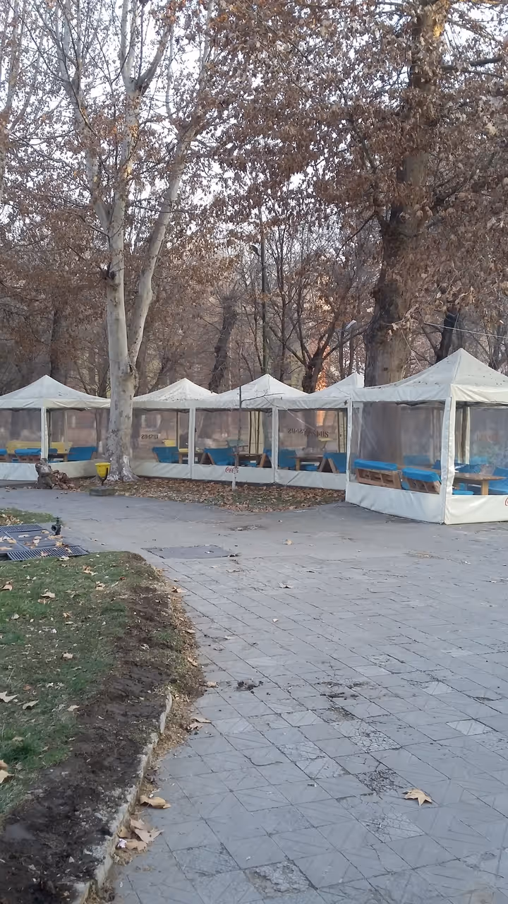 English park in Yerevan