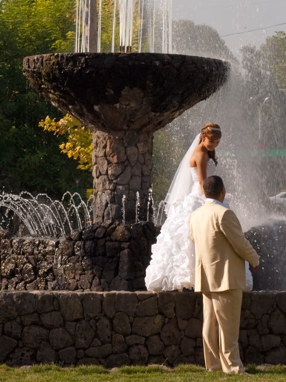 English park in Yerevan