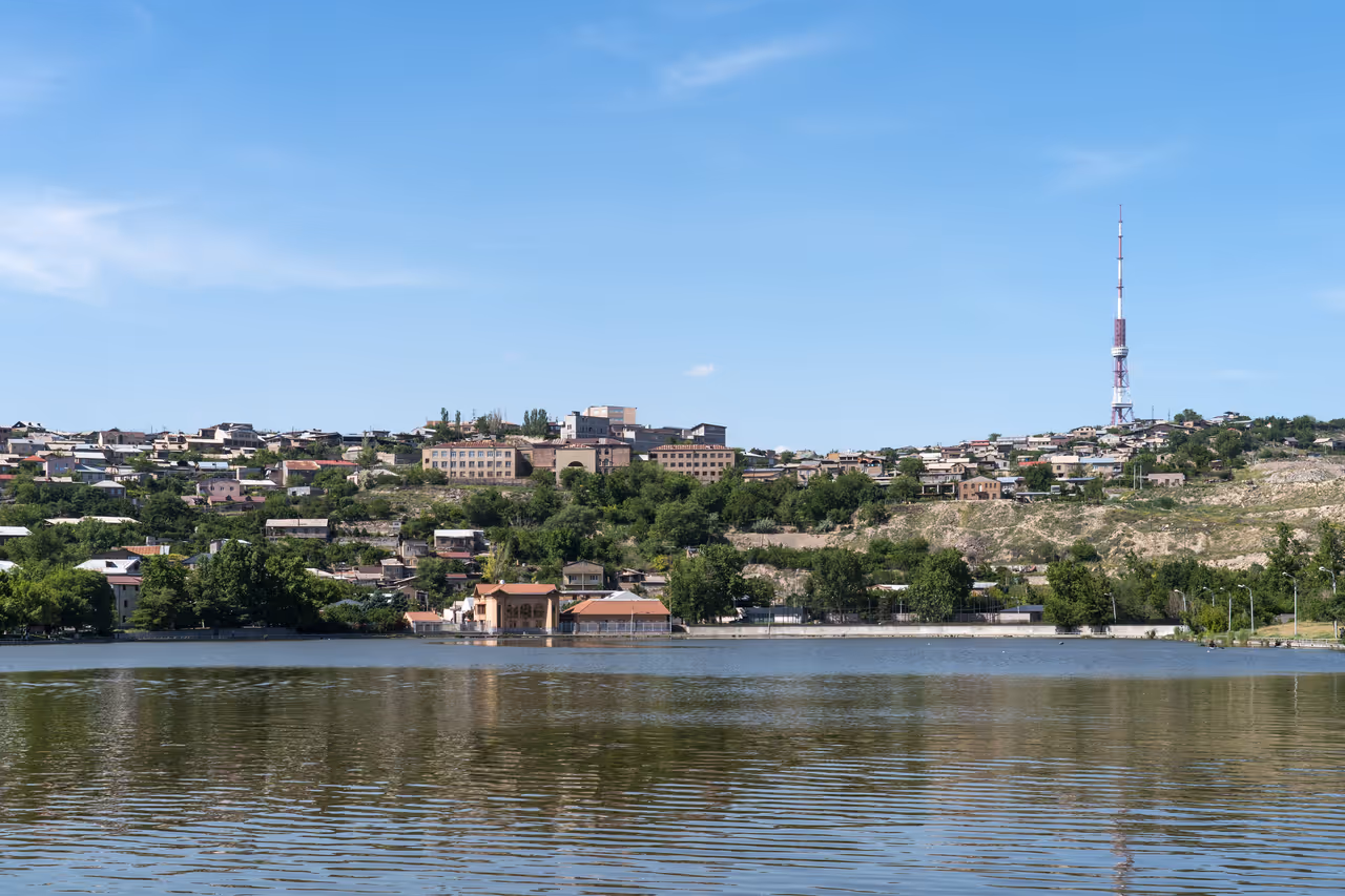 Lyon park in Yerevan