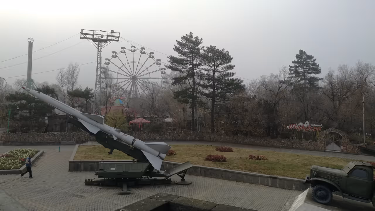 Victory park in Yerevan