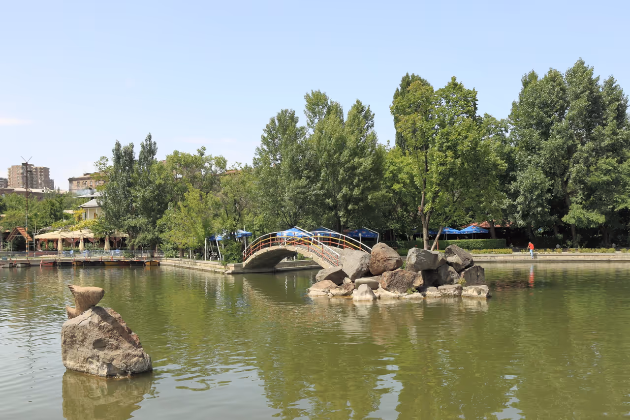 Victory park in Yerevan