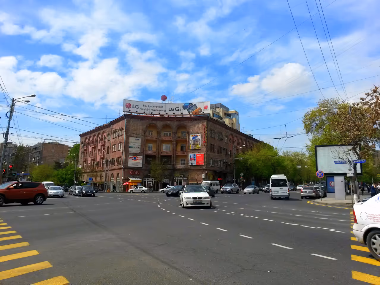 Spring greenery and mild weather highlight in Yerevan