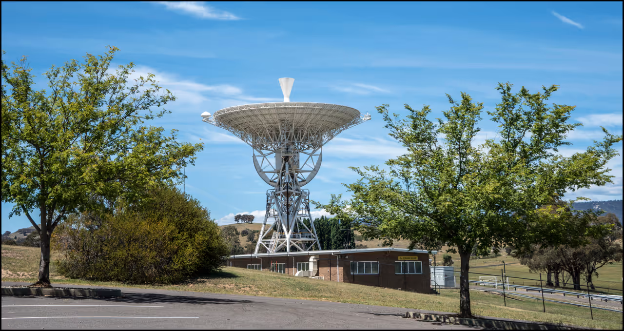 Deep space communication complex in Canberra