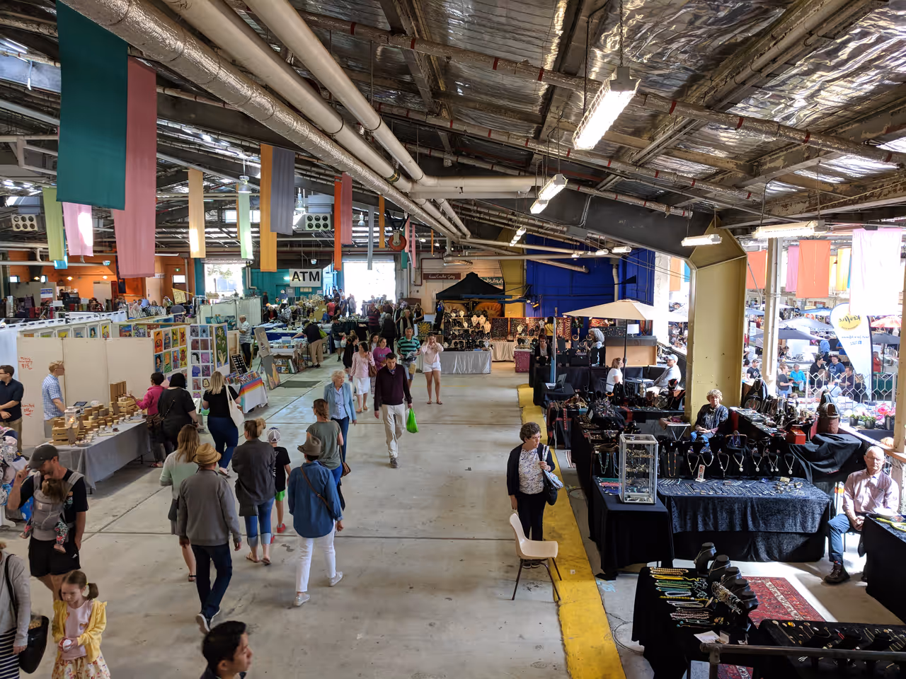 Old bus depot markets market in Canberra