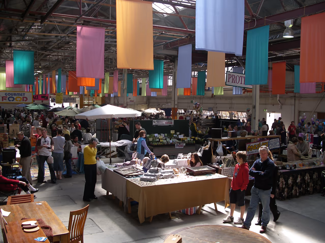 Old bus depot markets market in Canberra
