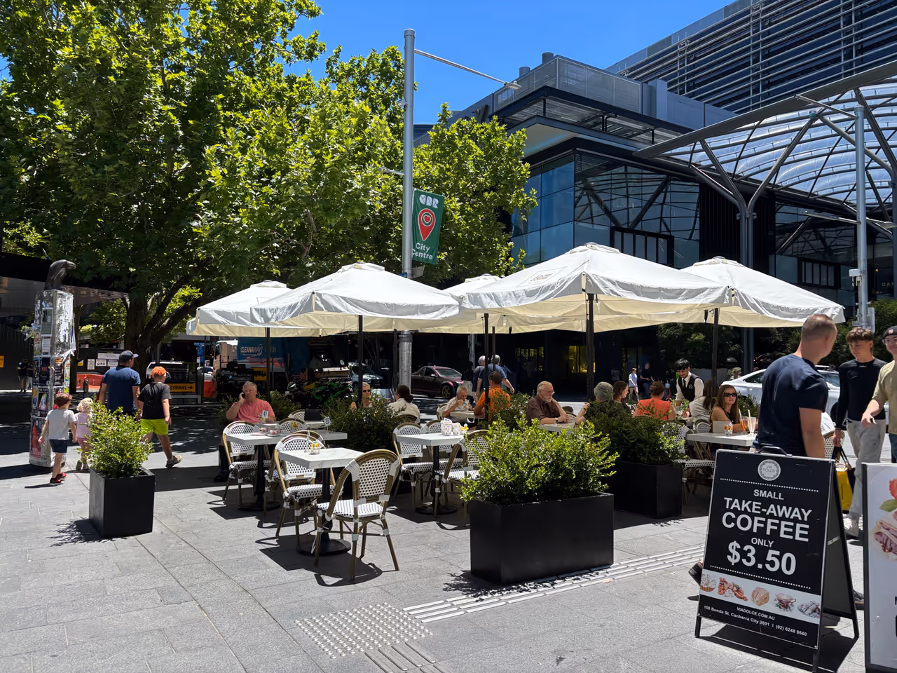 Bunda street nightlife spot in Canberra