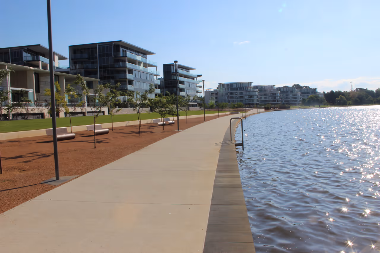 Kingston foreshore nightlife spot in Canberra