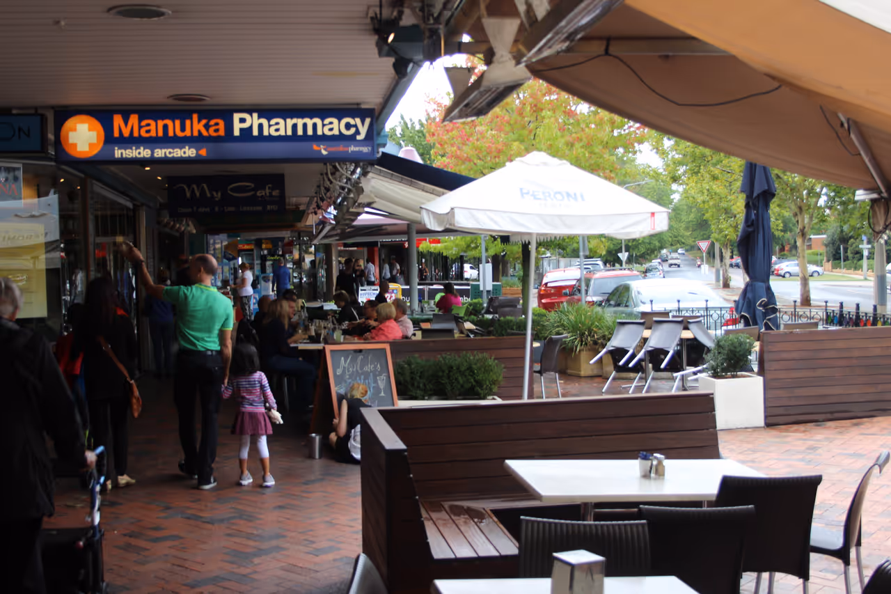 Manuka nightlife spot in Canberra