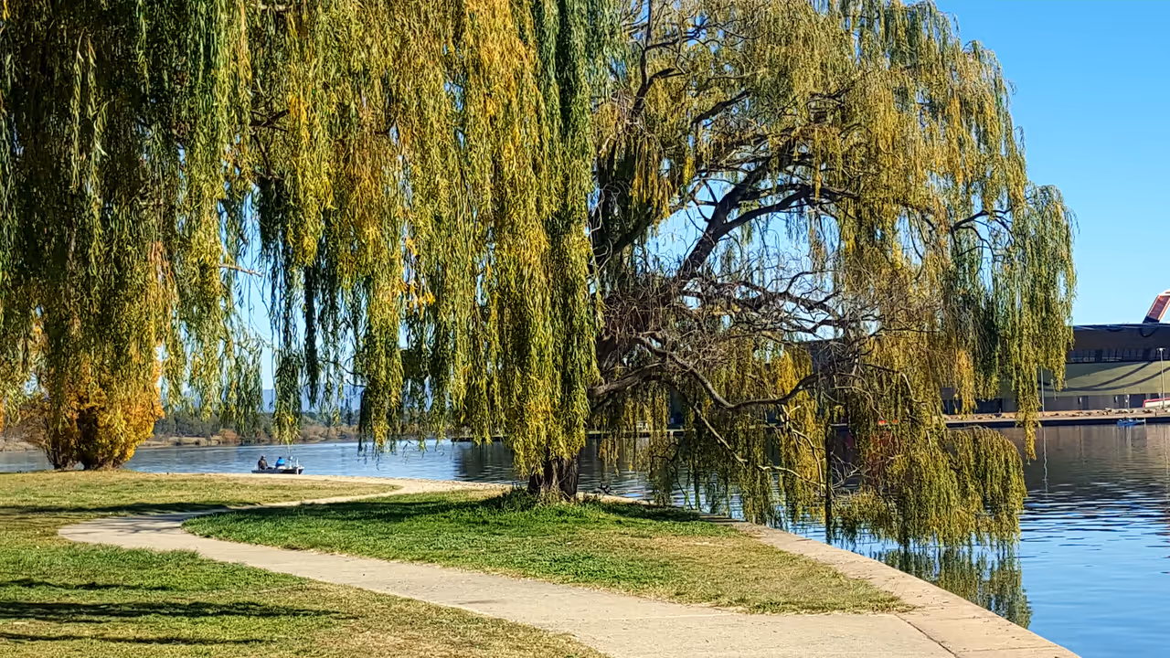 Lake burley griffin in Canberra
