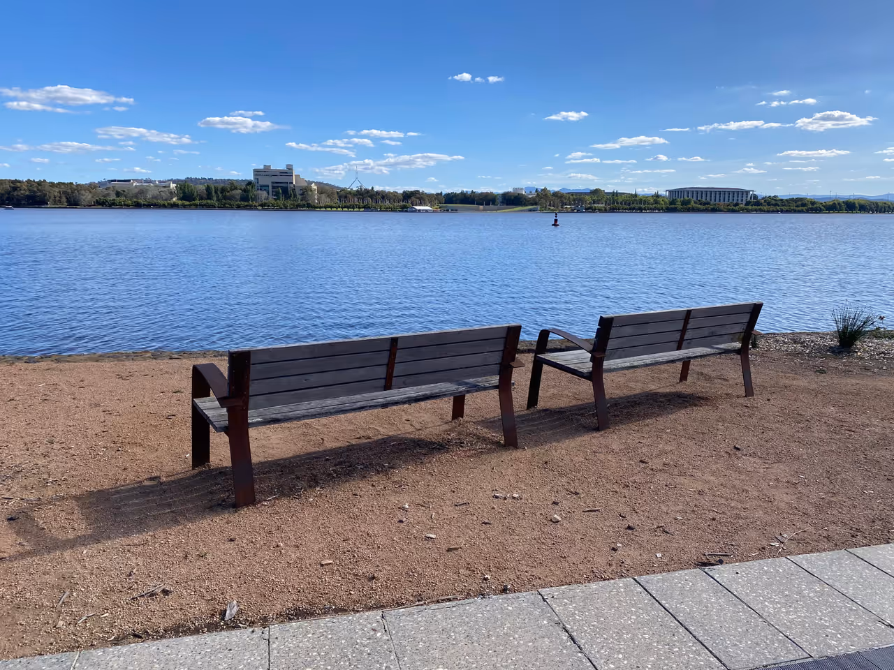 Lake burley griffin in Canberra