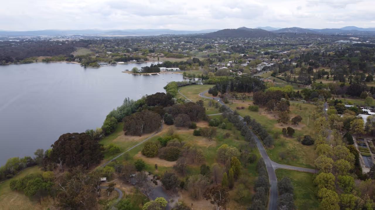 Weston park in Canberra