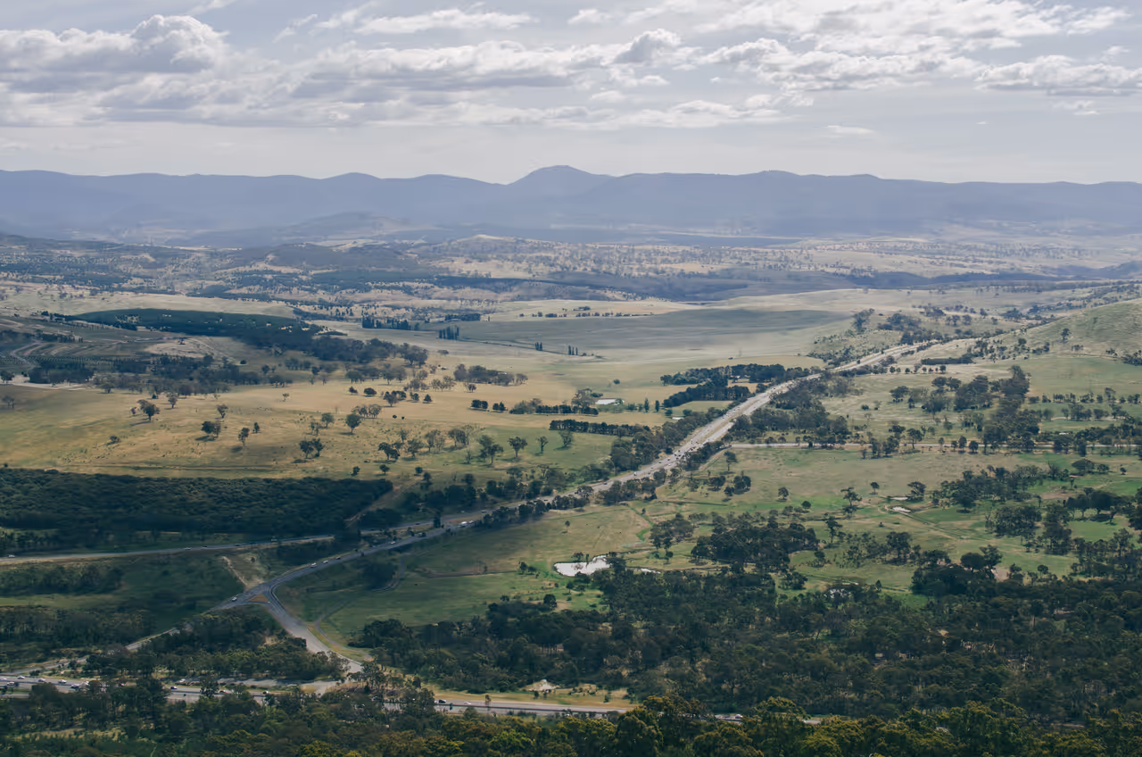 Black mountain tower in Canberra