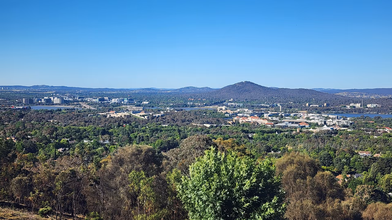 Red hill lookout in Canberra