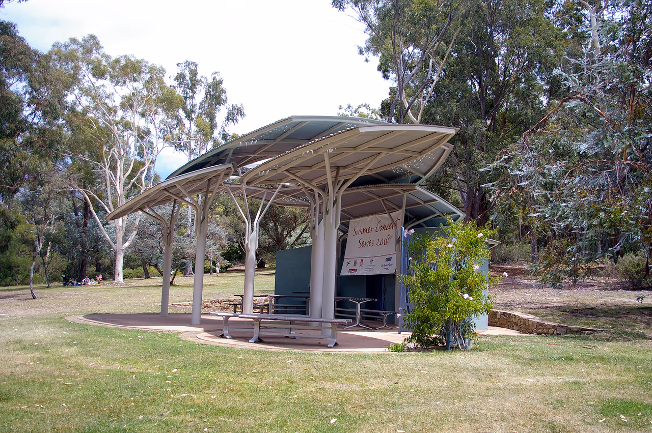 Botanic gardens discovery trail stroll in Canberra