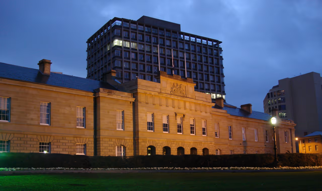 Parliament house in Hobart