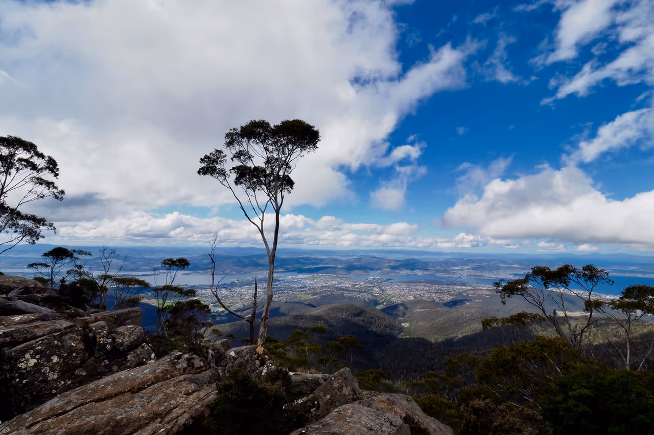Kunanyi / mount wellington in Hobart