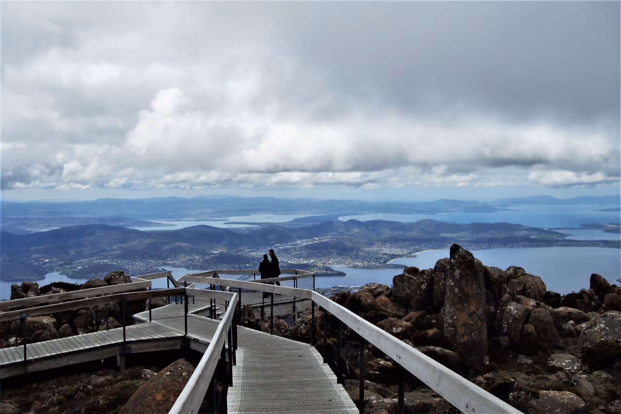Kunanyi / mount wellington in Hobart