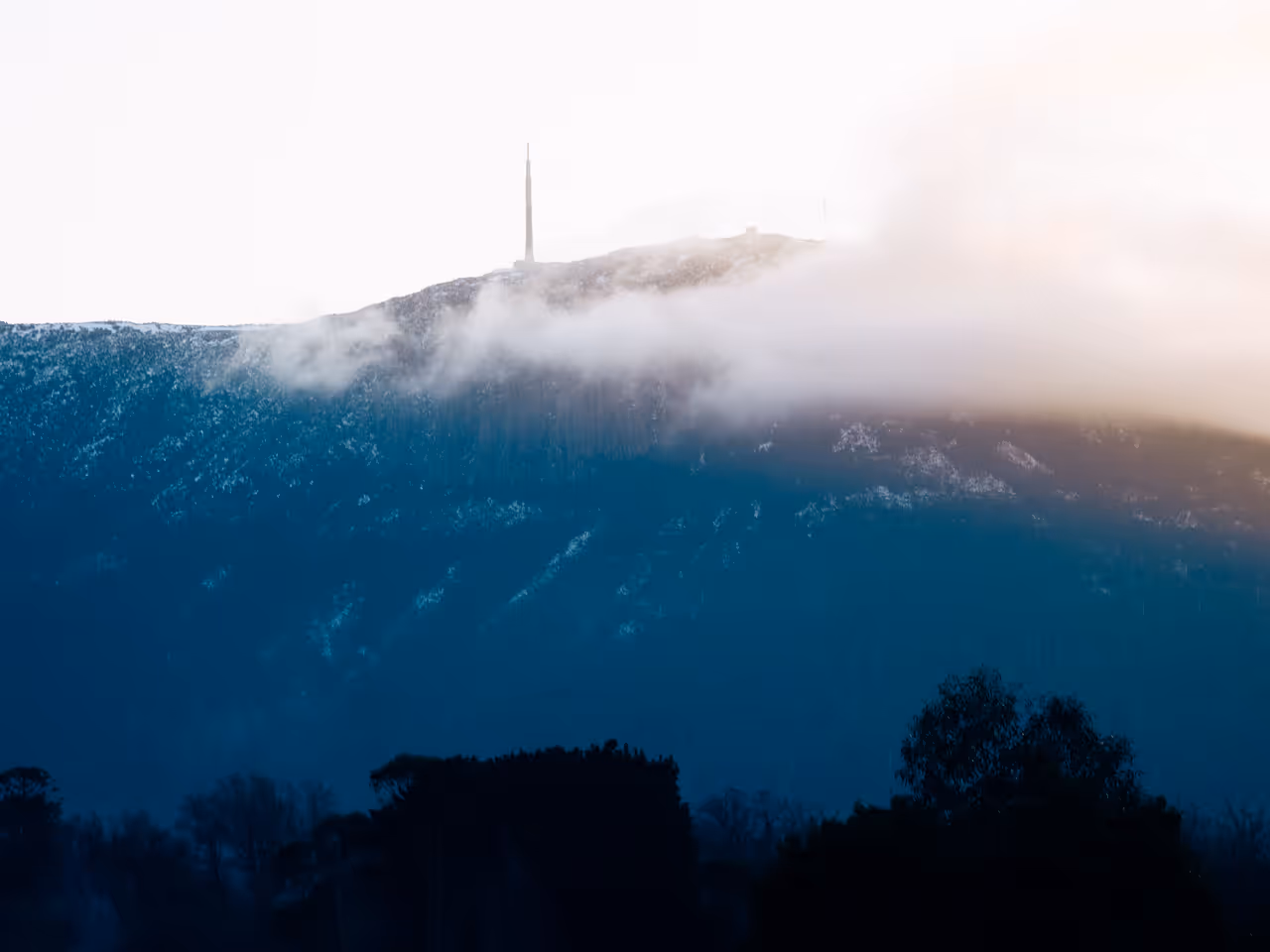 Kunanyi / mount wellington in Hobart