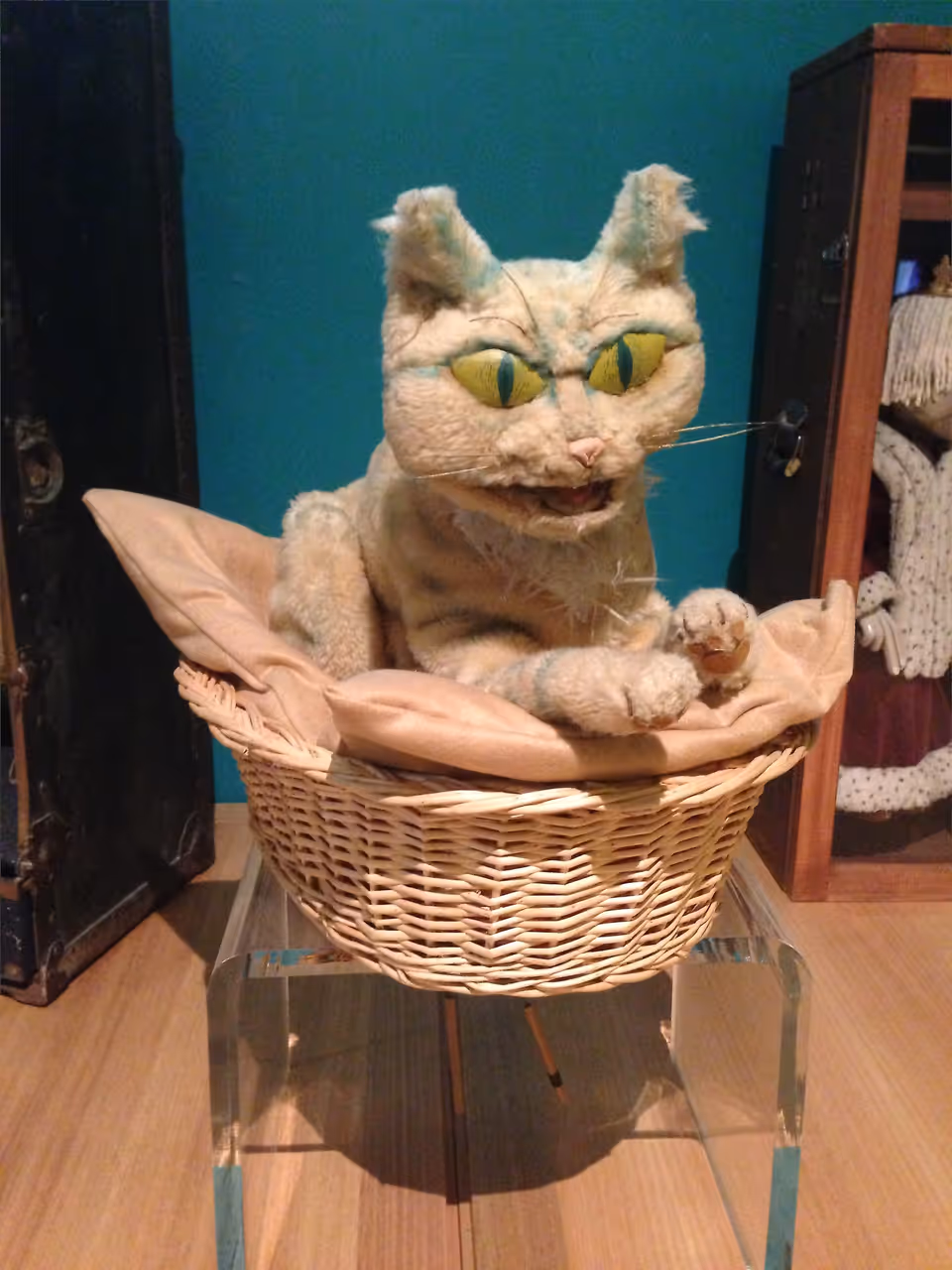 CC (Computer Cat) puppet character from the ABC TV children's television series Hunter
