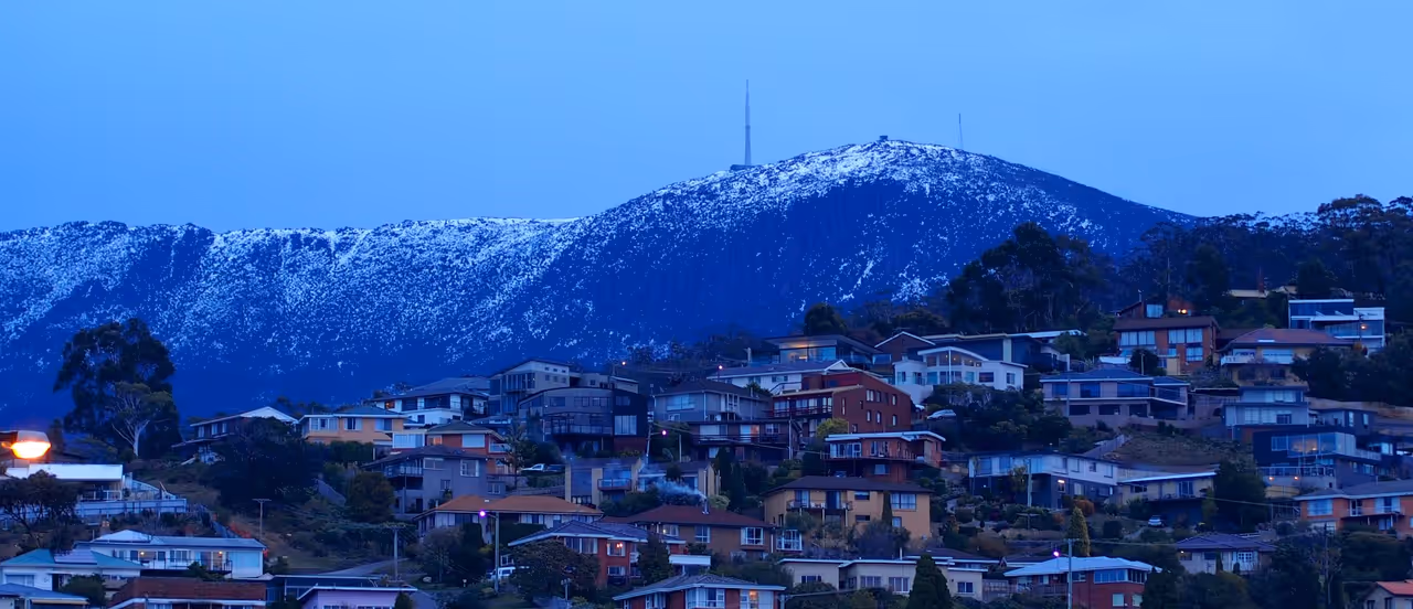 View from West Hobart