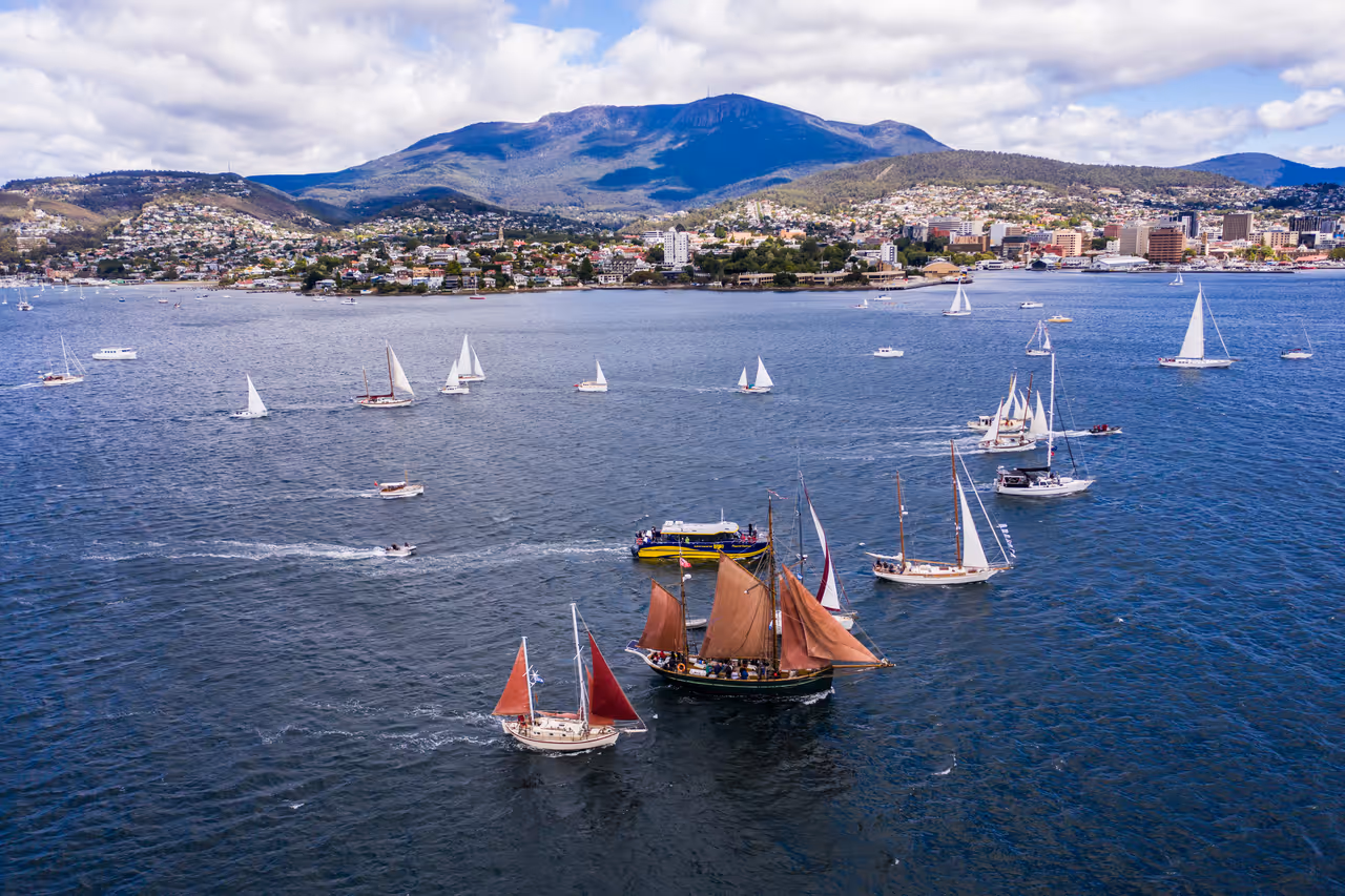Australian wooden boat festival festival in Hobart