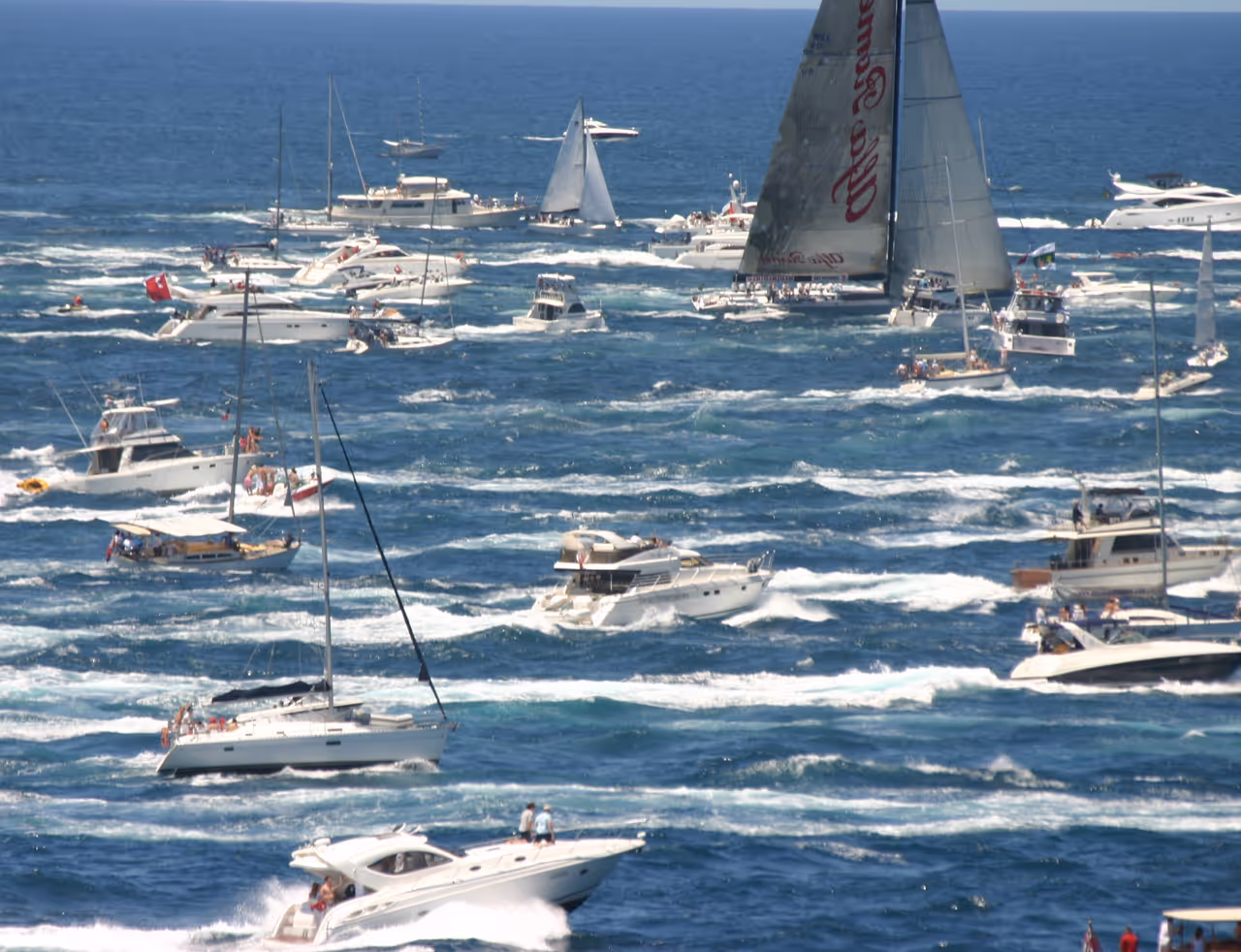 Sydney to  yacht race finish festival in Hobart
