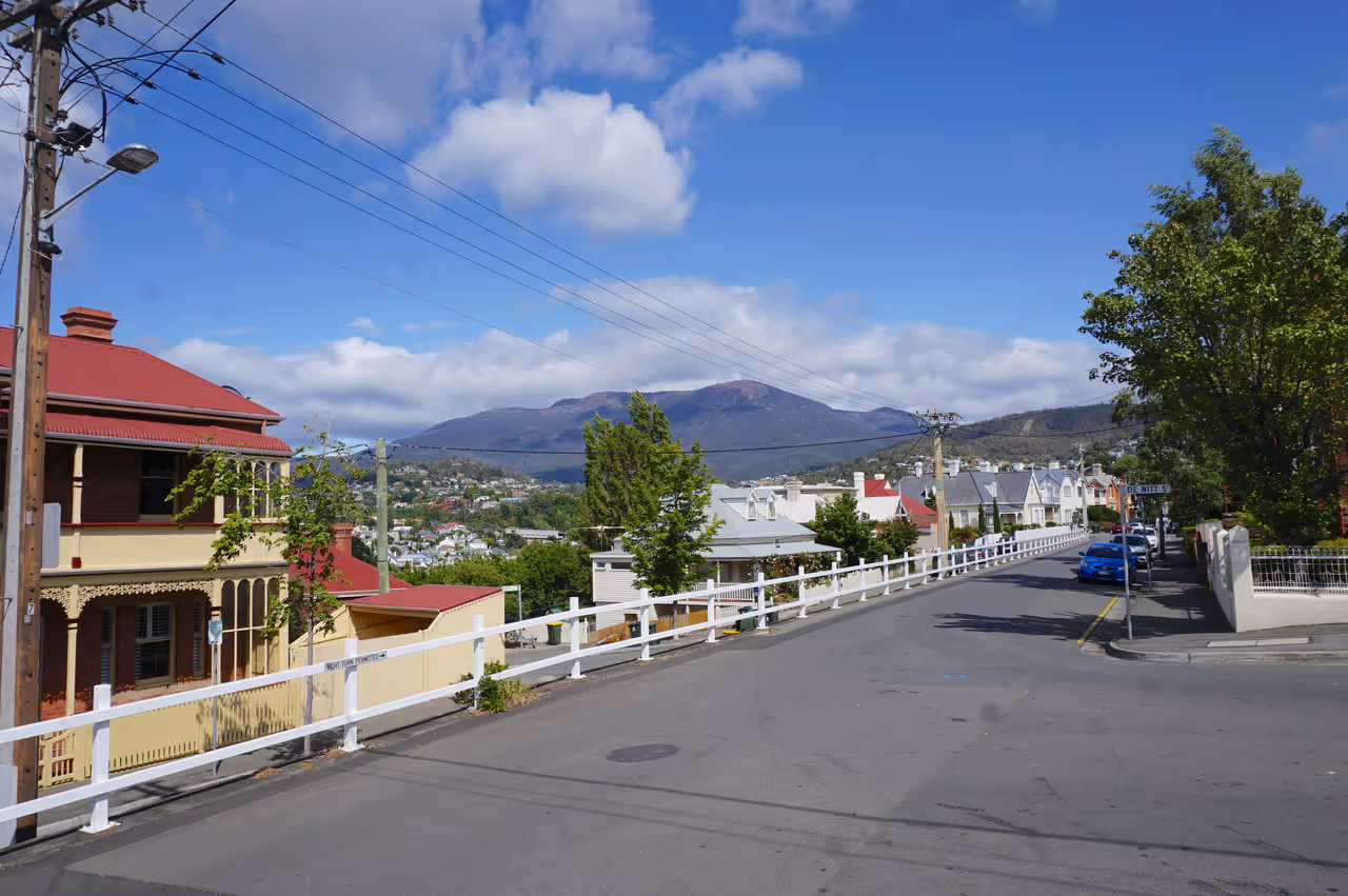 Nanny goat lane in Hobart
