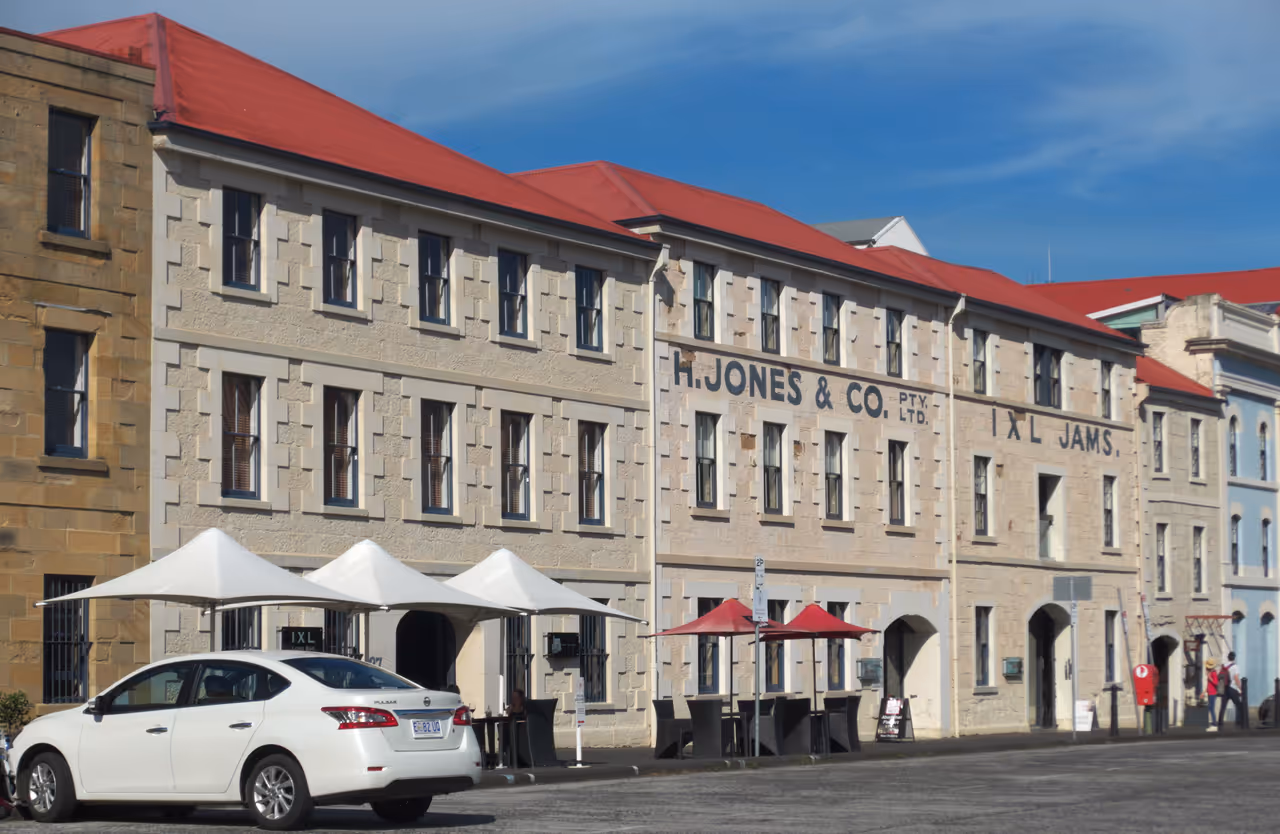 Wander the hunter street warehouses in Hobart