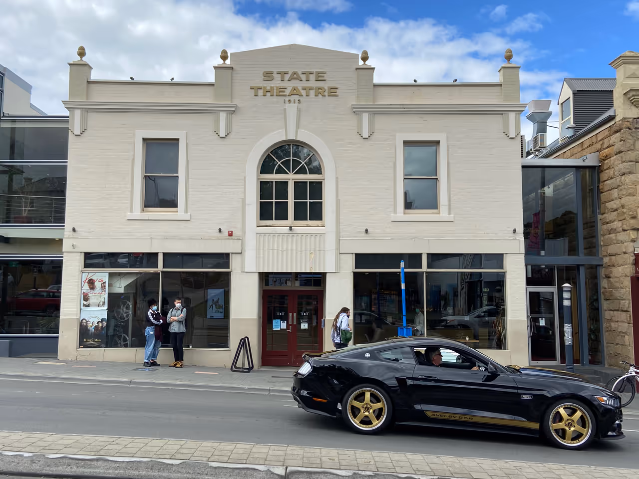 Watch a film on the rooftop in Hobart