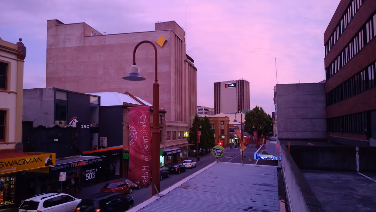 North  dining strip nightlife spot in Hobart