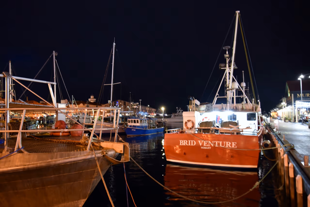 Victoria dock in Hobart